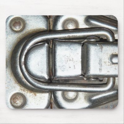 Antique Silver Metal Clasp Latch by CountryCorner