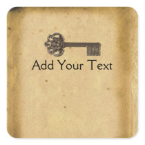 Antique Skeleton Key Stickers