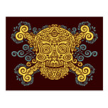 Antique Sugar Skull & Crossbones 2c Postcards