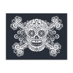 Antique Sugar Skull & Crossbones Post Cards
