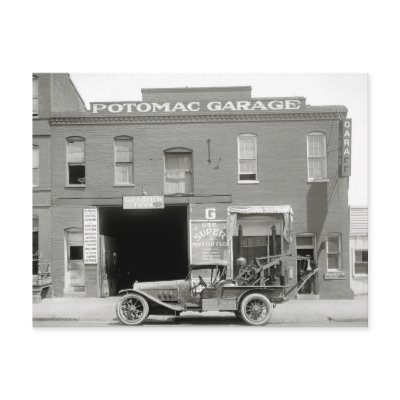 Antique Tow Truck, 1920s Post Cards by Photoblog