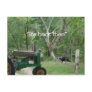 antique tractor & turkey Postcard- customise