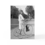 Antique Tricycle Girl, 1913 Card