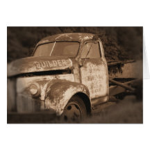 Antique Truck  greeting card