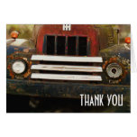 Antique Truck Grill Thank You Cards