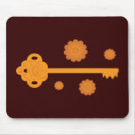 Antique Victorian Brass Key mousepads