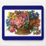 Antique Victorian Floral Mousepad