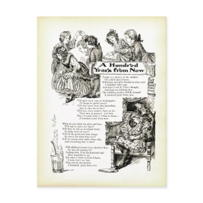 Antique Vintage Children's Poem Postcard by lkranieri