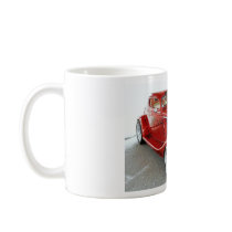 Antique Vintage Collector RED car Coffee Mug