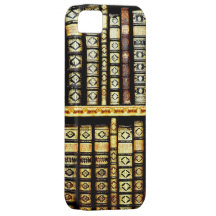 Antique Vintage Leather books Pattern iPhone 5 Covers