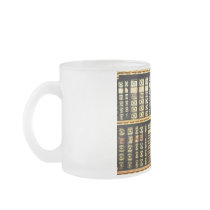Antique Vintage Leather books Pattern Mugs