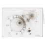 ANTIQUE WATCH GREETING CARD