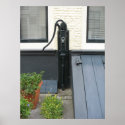 Antique Water Pump Holland House Photo Poster Art posters