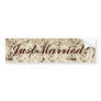 Antique White Roses, Ice Green Satin, template Bumper Stickers