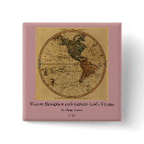 Antique William Faden 1786 Western Hemisphere Map