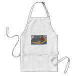 Antique World Map; Amerigo Vespucci Apron