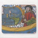 Antique World Map; Amerigo Vespucci Mouse Pads