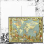 Antique World Map, British Empire, 1886