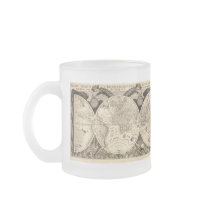 Antique World Map by Philipp Eckebrecht - 1630 Coffee Mug