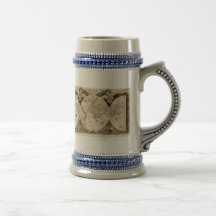 Antique World Map by Philipp Eckebrecht - 1630 Coffee Mugs