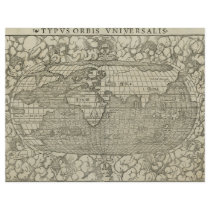 Antique World Map by Sebastian Münster circa 1560