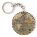 ANTIQUE WORLD MAP Key-chain Collection
