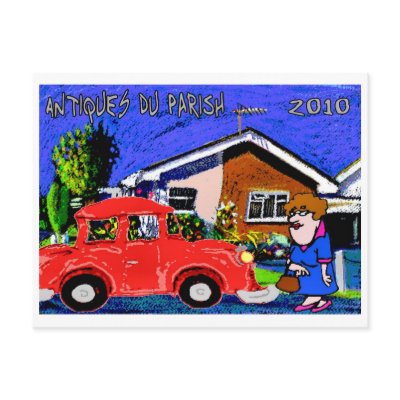 Antiques Du Parish 2010 Post Cards by figstreetstudio