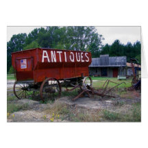 Antiques - God Bless America Greeting Cards