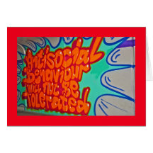 Antisocial Behaviour Card
