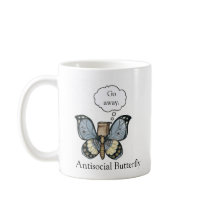 Antisocial Butterfly Mug
