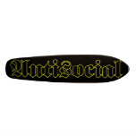 Antisocial old school deck skateboards