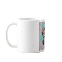 Antisocial Pug Kokeshi Mugs