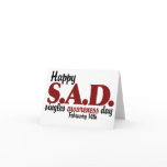 antivalentine S.A.D. Card