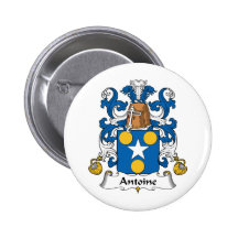 Antoine Family Crest Button