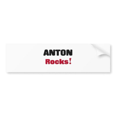 Anton Rocks by nameshirt