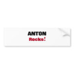 Anton Rocks bumper stickers