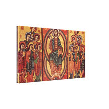 Antoni Clave - Christ and the apostles Gallery Wrap Canvas
