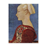 Antonio del Pollaiuolo Profilbildnis einer jungen  postcards