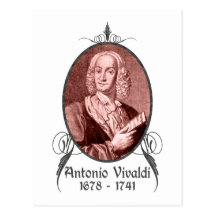 Antonio Vivaldi Postcard