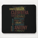 Antony and Cleopatra Word Mosaic Mousemats