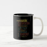 Antony and Cleopatra Word Mosaic Mug