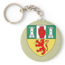 Antrim arms, Ireland Keychain