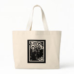 Ants & Circles - Black & White Negative Bags