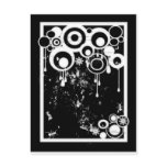Ants & Circles - Black & White Negative