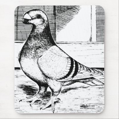Antwerp Long Faced 1980 Mousepad by diane_jacky