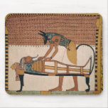 Anubis attends Sennedjem's Mummy Mousepads