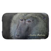 Anubis Baboon Monkey Animal-Lover iPhone Case Tough Iphone 3 Case