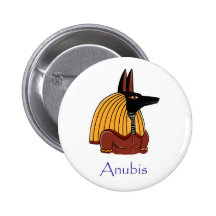 Anubis Badge Pin