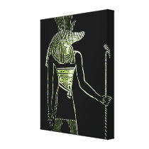 'Anubis: God of the Underworld' Gallery Wrapped Canvas