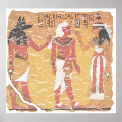 Anubis, Tut, Osiris Print by arthistory